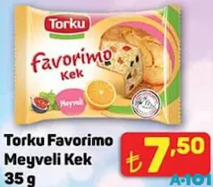 TORKU FAVORİMO MEYVELİ KEK 35 G fiyat ve kampanya bilgisi